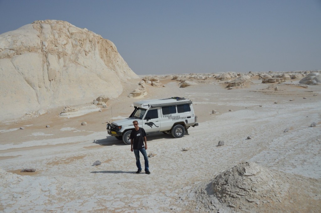 Jonathan and Troopy in the White Desert
