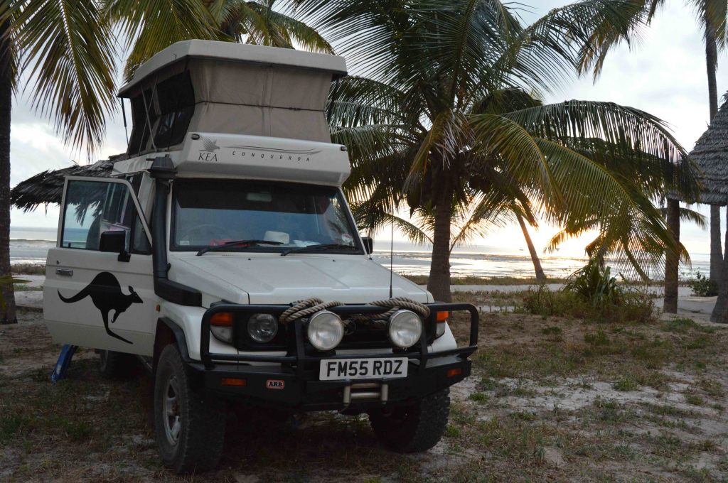 Troopy hanging out in Kilwa