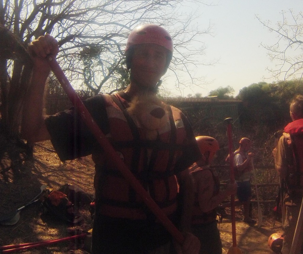 Jonathan and Leo about to go rafting together