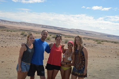 Another meeting on the road to Fish River Canyon