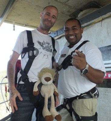 We survived the world's highest bridge bungy!