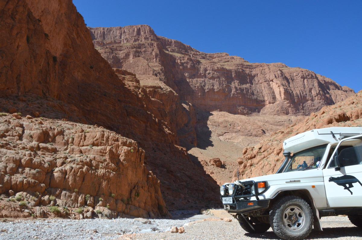 Comeing down towards the main Todra Gorge