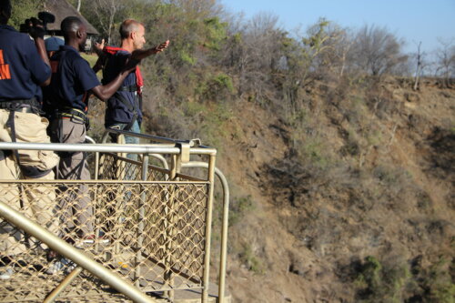 Jumping the Victoria Falls
