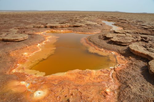 Dallol - this was smelly, and not in a good way...