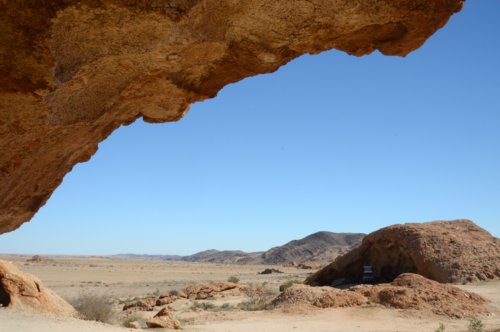 Camping site at Rock Arch in the Namib Naukluft NP